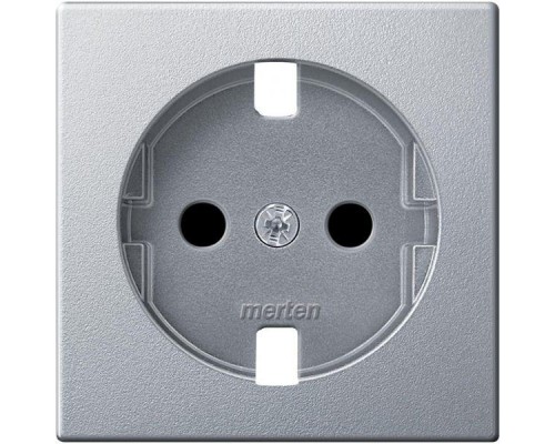 Плата Merten центральная для мех. розетки SCHUKO алюм. SchE MTN2330-0460
