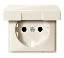 Плата Merten центральная с креп. для мех. розетки SCHUKO беж. SchE MTN2340-0344