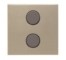 Плата центральная SR-2-N2CV 2-кноп. free@home Zenit шампань ABB 2CLA222620N1902