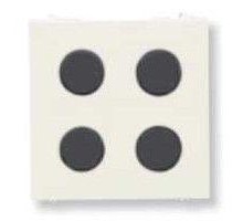 Плата центральная SR-4-N2BL 4-кноп. free@home Zenit бел. ABB 2CLA222640N1102