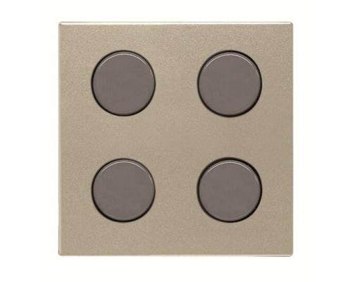 Плата центральная SR-4-N2CV 4-кноп. free@home Zenit шампань ABB 2CLA222640N1902