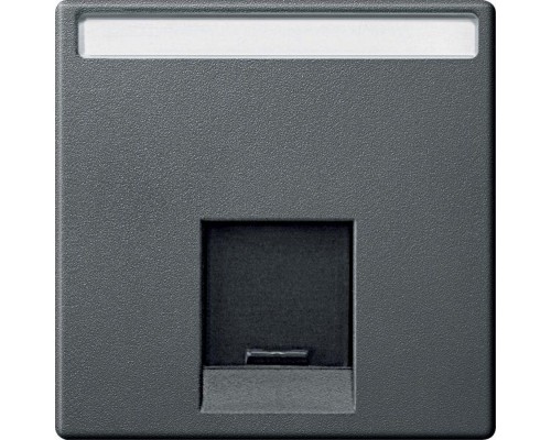 Плата центральная для розетки RJ45 1-пост. Merten антрацит SchE MTN465814