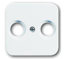 Плата центральная (накладка) Reflex SI для TV-FM розетки альп. бел. ABB 2CKA001724A4326
