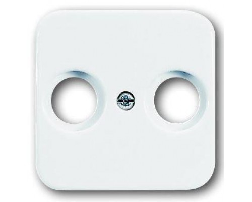 Плата центральная (накладка) Reflex SI для TV-FM розетки альп. бел. ABB 2CKA001724A4326
