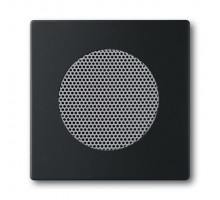 Плата центральная (накладка) для громкоговорителя 8223 U future/solo черн. бархат ABB 2CKA008200A0126