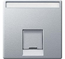 Плата для розетки централ. RJ45 1-пост. Merten алюм. SchE MTN465860