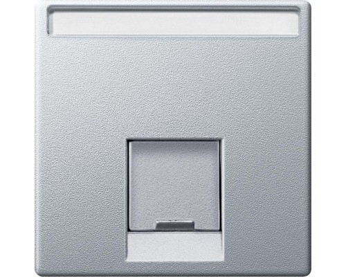 Плата для розетки централ. RJ45 1-пост. Merten алюм. SchE MTN465860