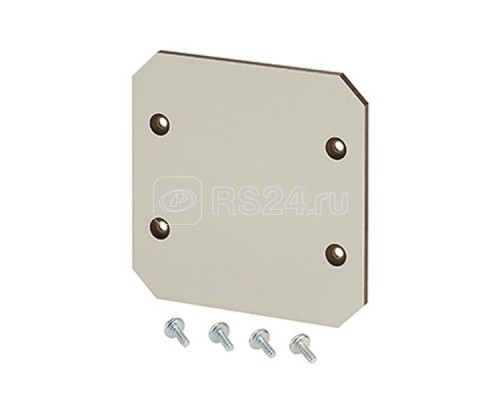Плата монтажная 104.5х104.5х4 EB MP 06 с крепеж. винтами для коробок EB 06.. HENSEL 62000257