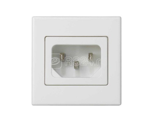 Плата с 1-м разъемом папа IEC320 45х45мм бел. Simon Connect K305A-9