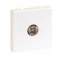 Плата с TV разъемом папа под винт 45х45мм Simon Connect графит K120A-14