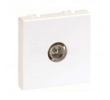 Плата с TV разъемом папа под винт 45х45мм алюм. Simon Connect K120A-8