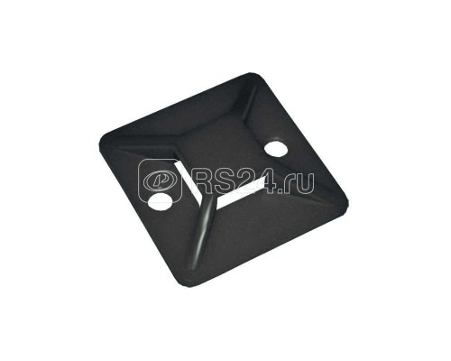 Площадка самоклеящаяся 20х20мм черн. (уп.100шт) Rexant 07-2021