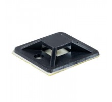 Площадка самоклеящаяся 30х30мм черн. (уп.100шт) EKF plc-30x30-b