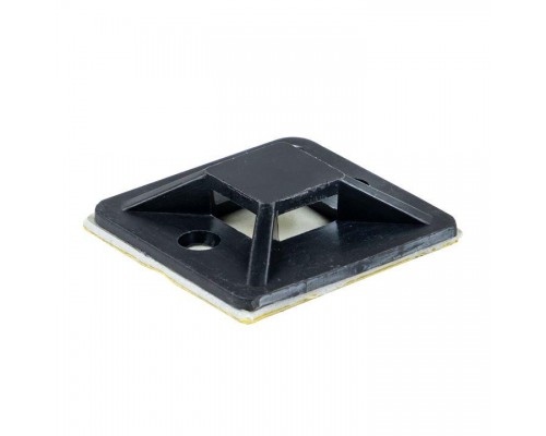 Площадка самоклеящаяся 40х40мм черн. (уп.100шт) EKF plc-40x40-b