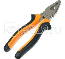 Плоскогубцы (пассатижи) 180мм никелированные двухкомпонентные рукоятки Вихрь 73/6/3/7