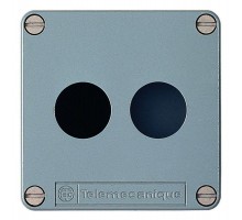 Пост кнопочный метал. 2 отв. 80х80 SchE XAPM1502