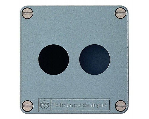 Пост кнопочный метал. 2 отв. 80х80 SchE XAPM1502
