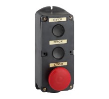 Пост кнопочный ПКЕ-212 3 У3 IP40 красн. гриб КЭАЗ 150751