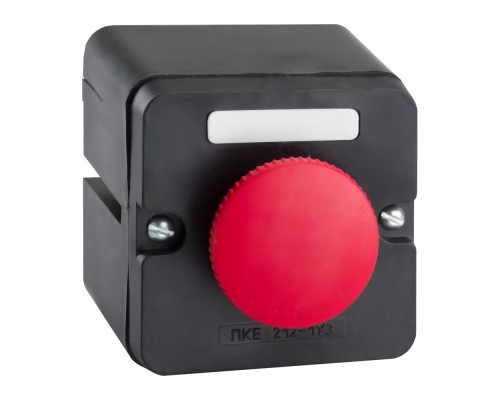 Пост кнопочный ПКЕ-222 1 У2 IP54 красн. гриб КЭАЗ 150753