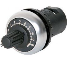 Потенциометр 470кОм IP66 черн. лицевое кольцо M22S-R470K EATON 232236