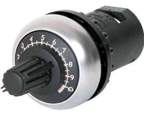 Потенциометр 47кОм IP66 черн. лицевое кольцо M22S-R47K EATON 232234