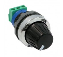 Потенциометр MT-350B в сборе 50кОм кольцо хром металл. ABB 1SFA611410R3506
