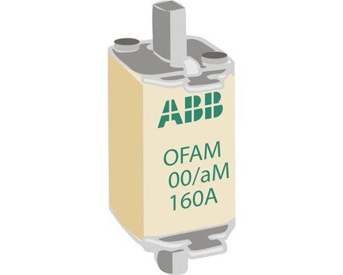 Предохранитель OFAA00AM125 125А тип аМ размер 00 до 690В ABB 1SCA022701R1930