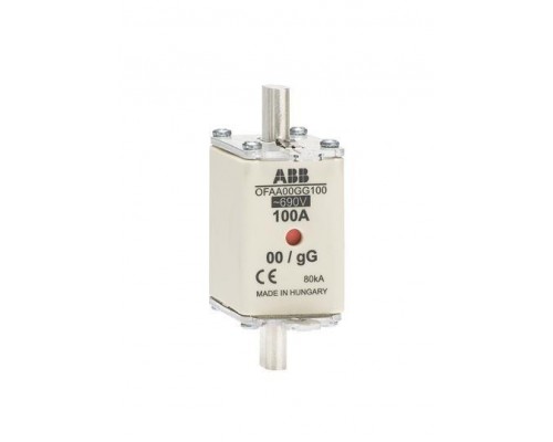 Предохранитель OFAA00GG80 80А тип gG размер 00 до 690В ABB 1SCA022700R9440