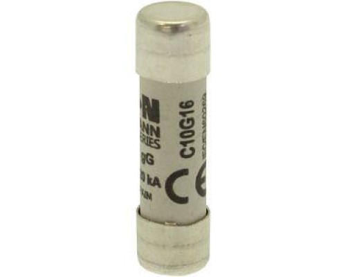 Предохранитель цилиндрический 10х38 16А GG 500В AC EATON C10G16