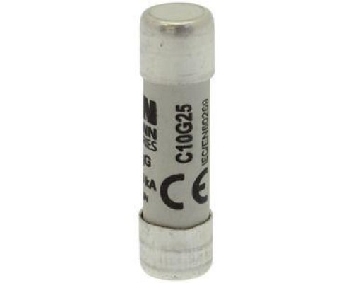 Предохранитель цилиндрический 10х38 25А GG 500В AC EATON C10G25