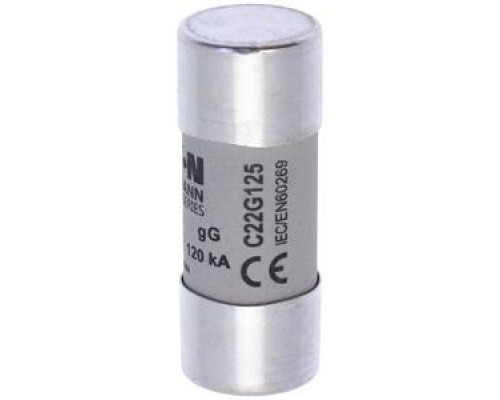 Предохранитель цилиндрический 22х58 125А GG 400В AC EATON C22G125