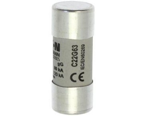 Предохранитель цилиндрический 22х58 63А GG 690В AC EATON C22G63