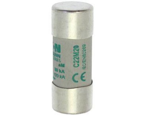 Предохранитель цилиндрический AM 22.2х58 80А боек EATON C22M80S