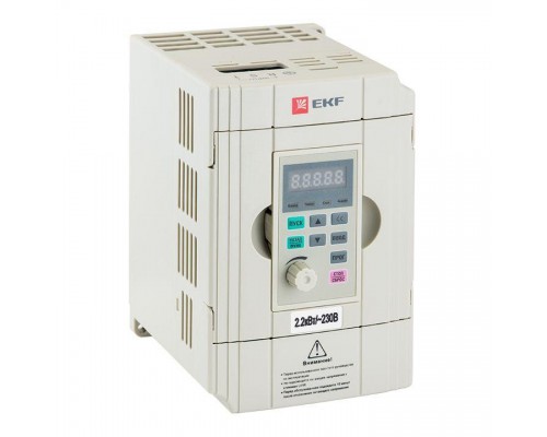 Преобразователь частоты 2.2/4кВт 1х230В VECTOR-100 PROxima EKF VT100-2R2-1B