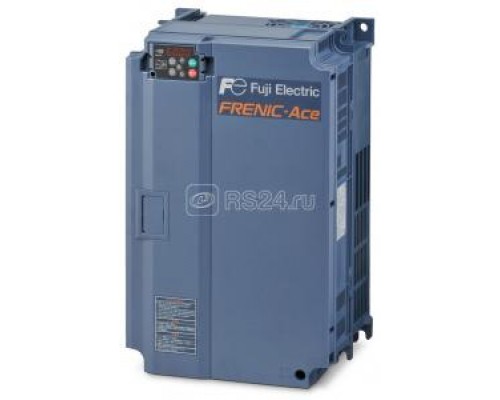 Преобразователь частоты Frenic Ace E2 380-480B (3 фазы) 22кВт/44A (ND) перегрузка 150% HD 120% ND/1мин ПИД-регулирование IP20 встроенный ЭМС-фильтр FUJI FRN0044E2E-4E