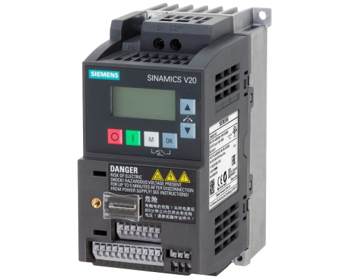 Преобразователь частоты SINAMICS V20 Siemens 6SL32105BB175BV1
