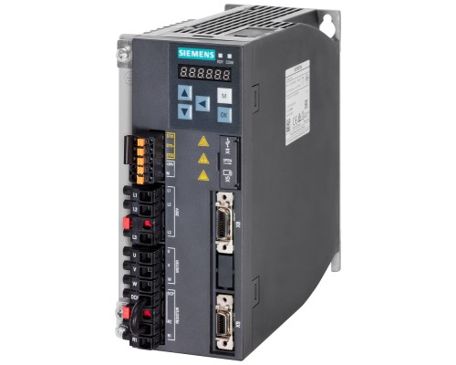 Преобразователь частоты SINAMICS V90 200-240В IP20 Siemens 6SL32105FB108UF0