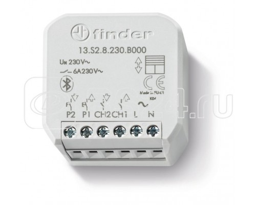 Привод рольставней электрон. 2NO 6А 230В AC монтаж в коробке BLE Yesly FINDER 13S28230В000