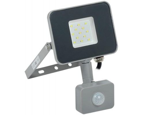 Прожектор СДО 07-10Д LED 10Вт IP44 6500К с датчиком движ. сер. ИЭК LPDO702-10-K03