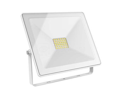 Прожектор светодиодный Elementary 50Вт 3500лм IP65 6500К бел. Gauss 613120350