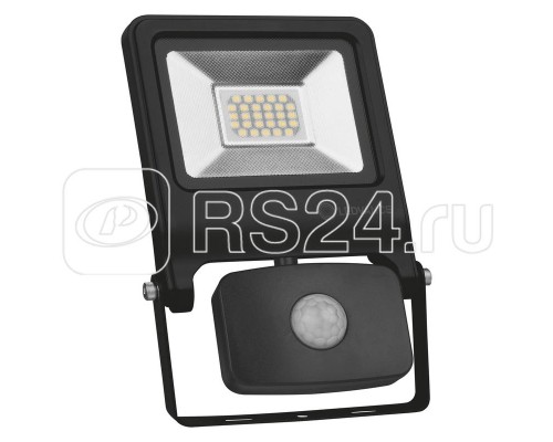 Прожектор светодиодный FLOODLIGHT VALUE SENSOR 20Вт 4000К IP44 с датчиком черн. BK LEDVANCE 4058075268708
