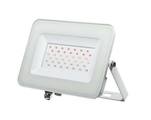 Прожектор светодиодный PFL- 30Вт RGB WH IP65 JazzWay 5012103