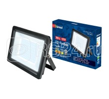Прожектор светодиодный ULF-F19-70W/6500K IP65 175-250В BLACK корпус черн. Uniel UL-00006738