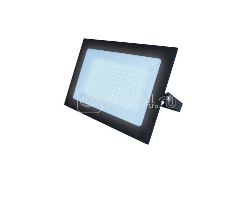 Прожектор светодиодный ULF-F21-100W/6500K IP65 200-250В BLACK дневной свет 6500К корпус черн. Uniel UL-00007367