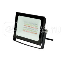 Прожектор светодиодный ULF-F60-30W/RGB IP65 200-240В BLACK мультиколор пульт ДУ (в/к) черн. Uniel UL-00007122
