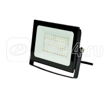Прожектор светодиодный ULF-F60-50W/RGB IP65 200-240В BLACK мультиколор пульт ДУ (в/к) черн. Uniel UL-00007123
