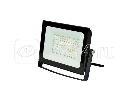 Прожектор светодиодный ULF-F60-50W/RGB IP65 200-240В BLACK мультиколор пульт ДУ (в/к) черн. Uniel UL-00007123