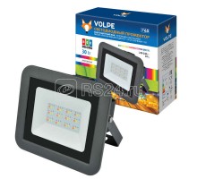 Прожектор светодиодный ULF-Q511 30W/RGB IP65 220-240В BLACK мультиколор корпус черн. Volpe UL-00002562