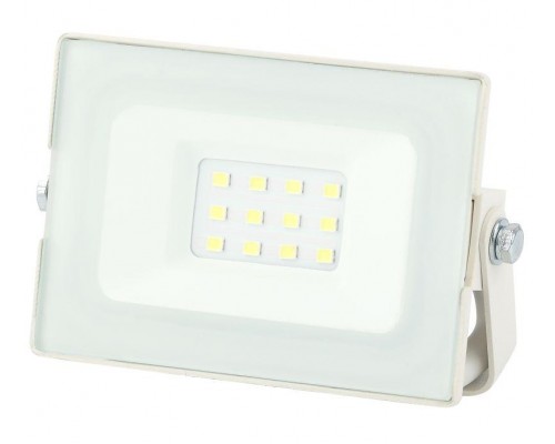 Прожектор уличный LPR-031-0-65K-010 LED 10Вт 6500К 800лм 95х62х35 бел. (80/1440) Эра Б0043569