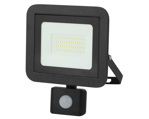 Прожектор уличный LPR-041-2-65K-050 LED 50Вт 6500К 4000лм датчик движ. регулир.160х184х45 (20/480) Эра Б0043587
